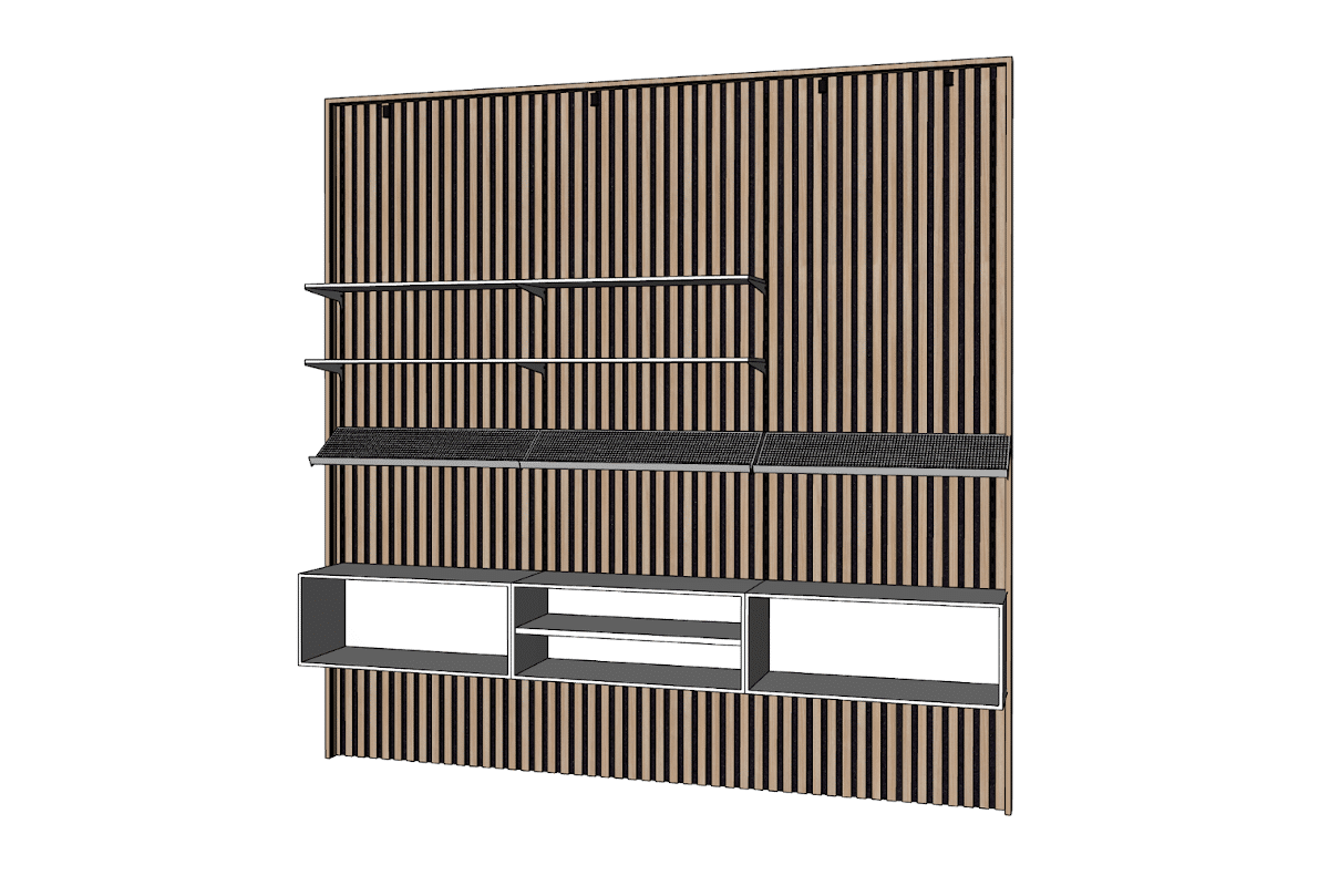 Skåp Infärgad MDF 800x360x360 mm - Bild 3